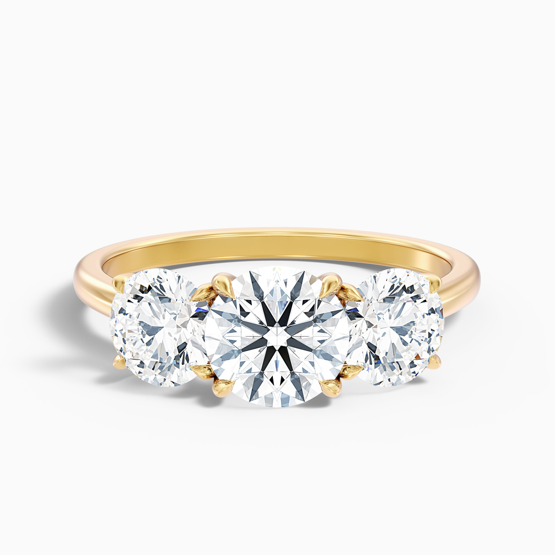 THREE STONE ENGAGEMENT RINGS