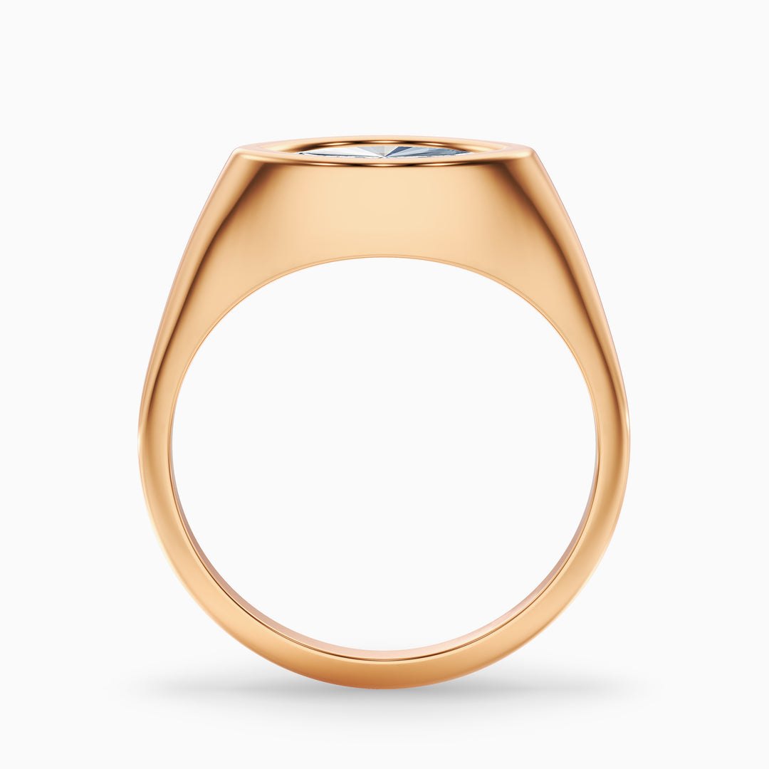 Sydney 2 Carat Marquise East West Bezel Lab Grown Diamond Ring In 18k Rose Gold