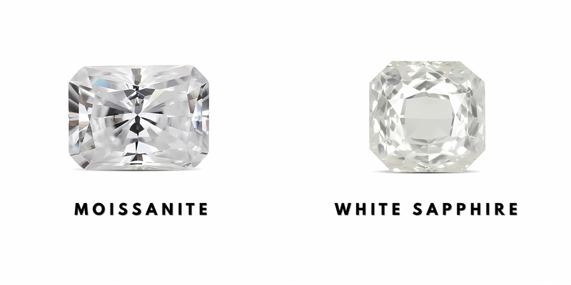 Sapphire Vs Moissanite : What is the Difference?