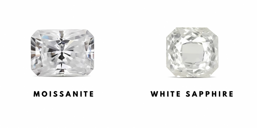 Sapphire Vs Moissanite : What is the Difference?