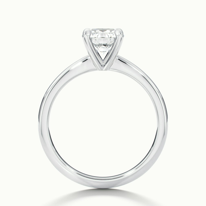 Diana 3.5 Carat Round Solitaire Lab Grown Diamond Ring in Platinum