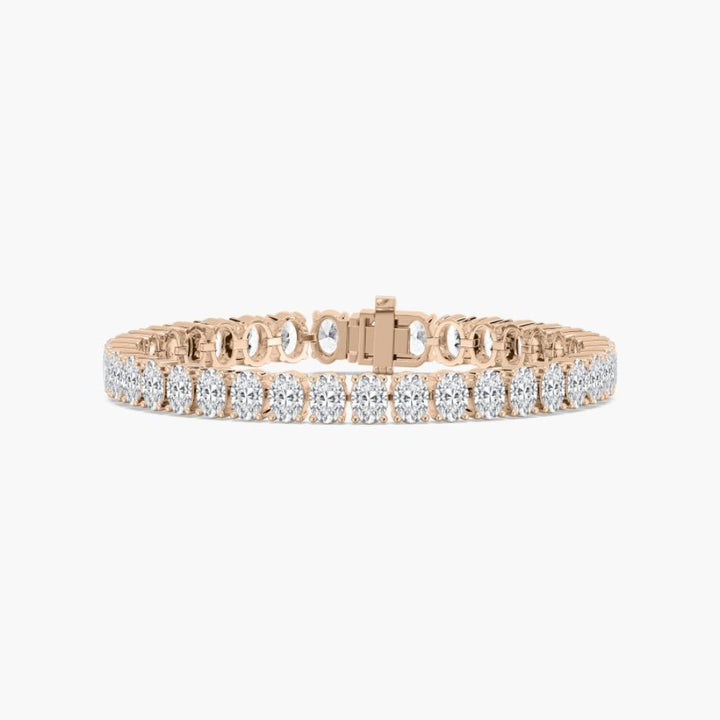 Sloane Oval Lab Grown Diamond Tennis Bracelet