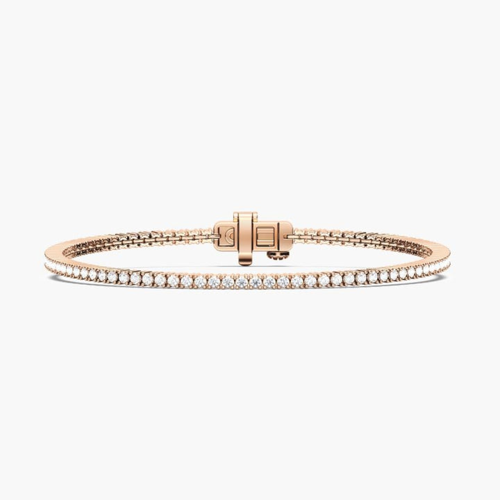 Laura Round Lab Grown Diamond Tennis Bracelet