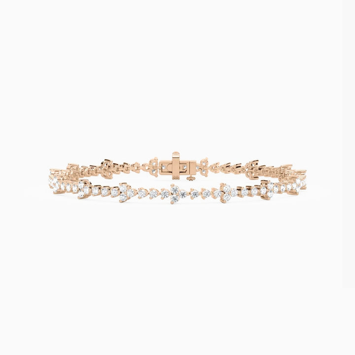 Fiona Classic Round Lab Grown Diamond Tennis Bracelet