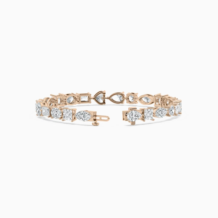 Becky Multi Shaped Lab Grown Diamond Tennis Bracelet