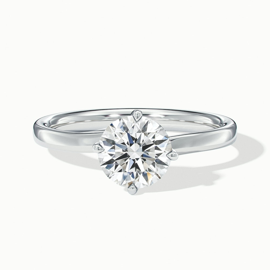 1 Carat Round Solitaire LabGrown Engagement Ring