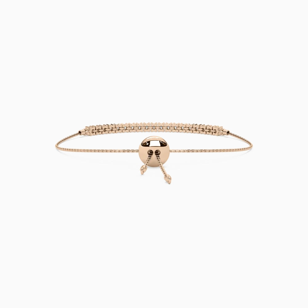 Kylie Round Cut Lab Grown Diamond Bolo Bracelet