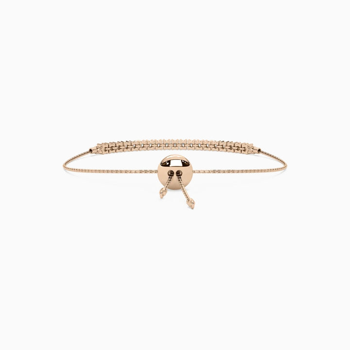 Kylie Round Cut Lab Grown Diamond Bolo Bracelet