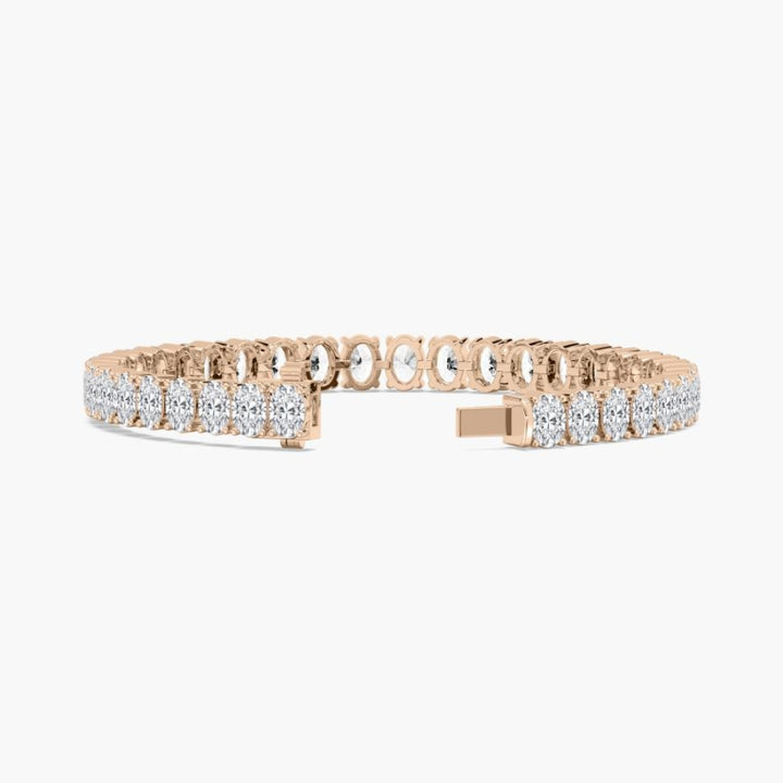 Sloane Oval Lab Grown Diamond Tennis Bracelet