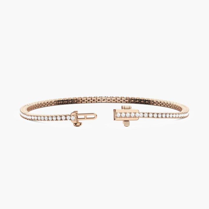 Laura Round Lab Grown Diamond Tennis Bracelet