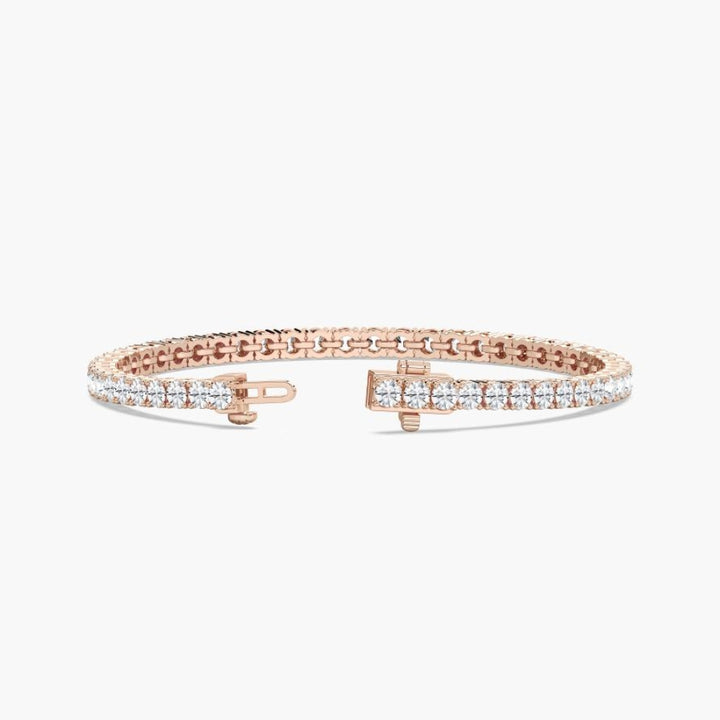 Reina Round Lab Grown Diamond Dazzling Tennis Bracelet