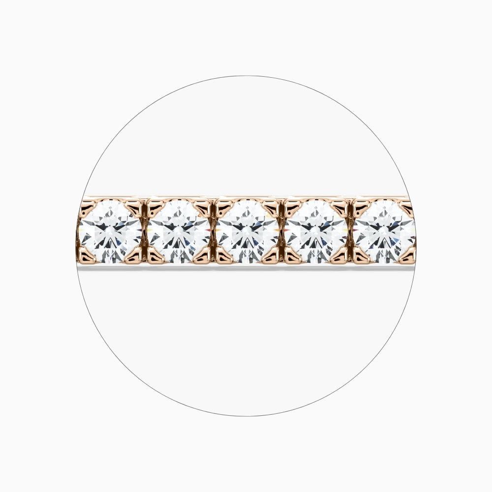 Cathy Round Lab Grown Diamond Classic Tennis Bracelet