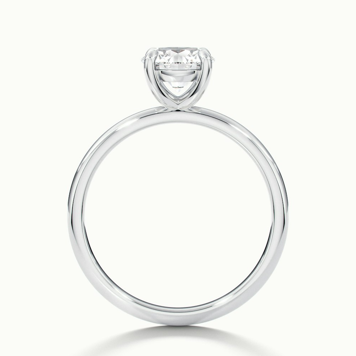 Grace 2 Carat Round Cut Solitaire Lab Grown Engagement Ring in Platinum