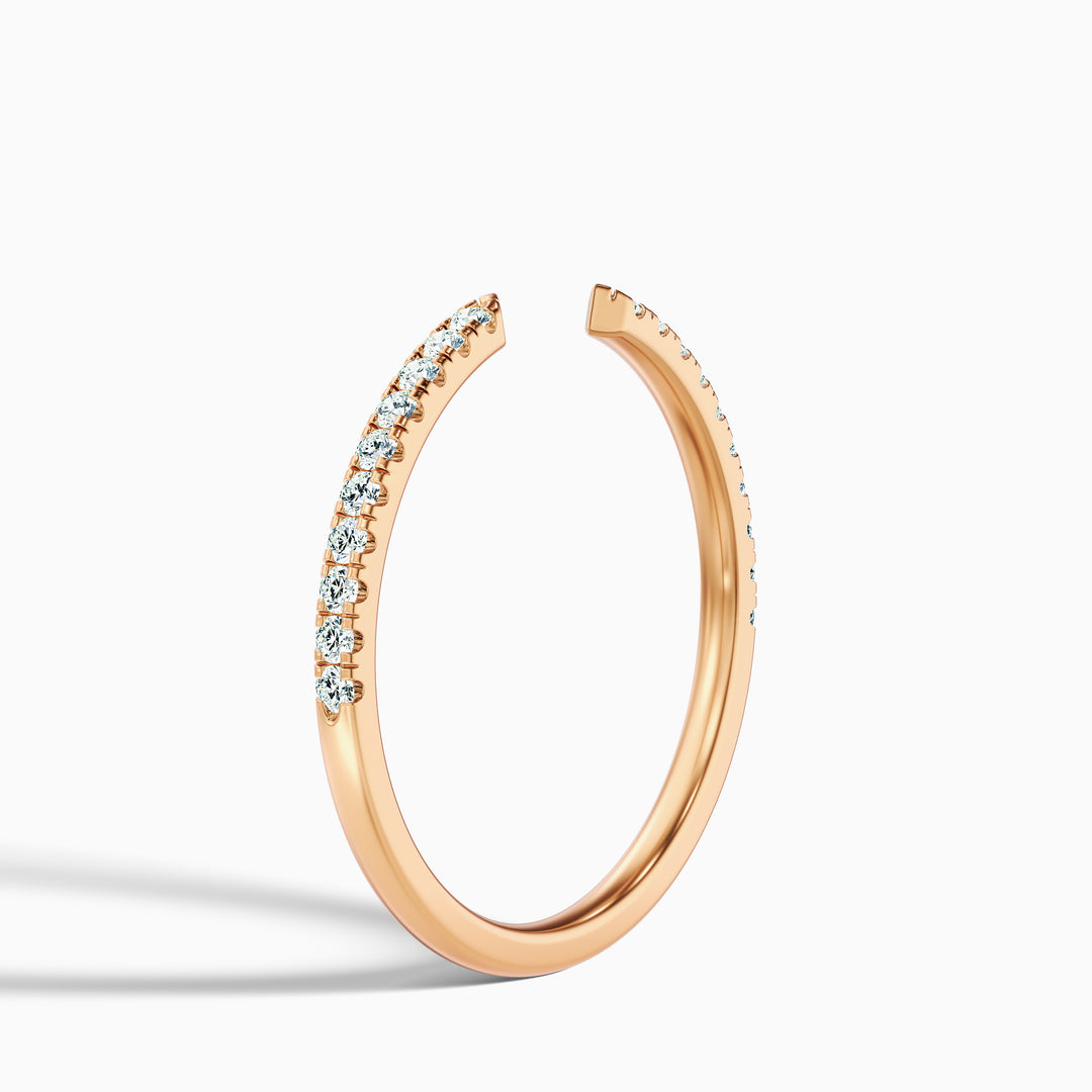 Selina Half Eternity Lab Grown Diamond Wedding Band