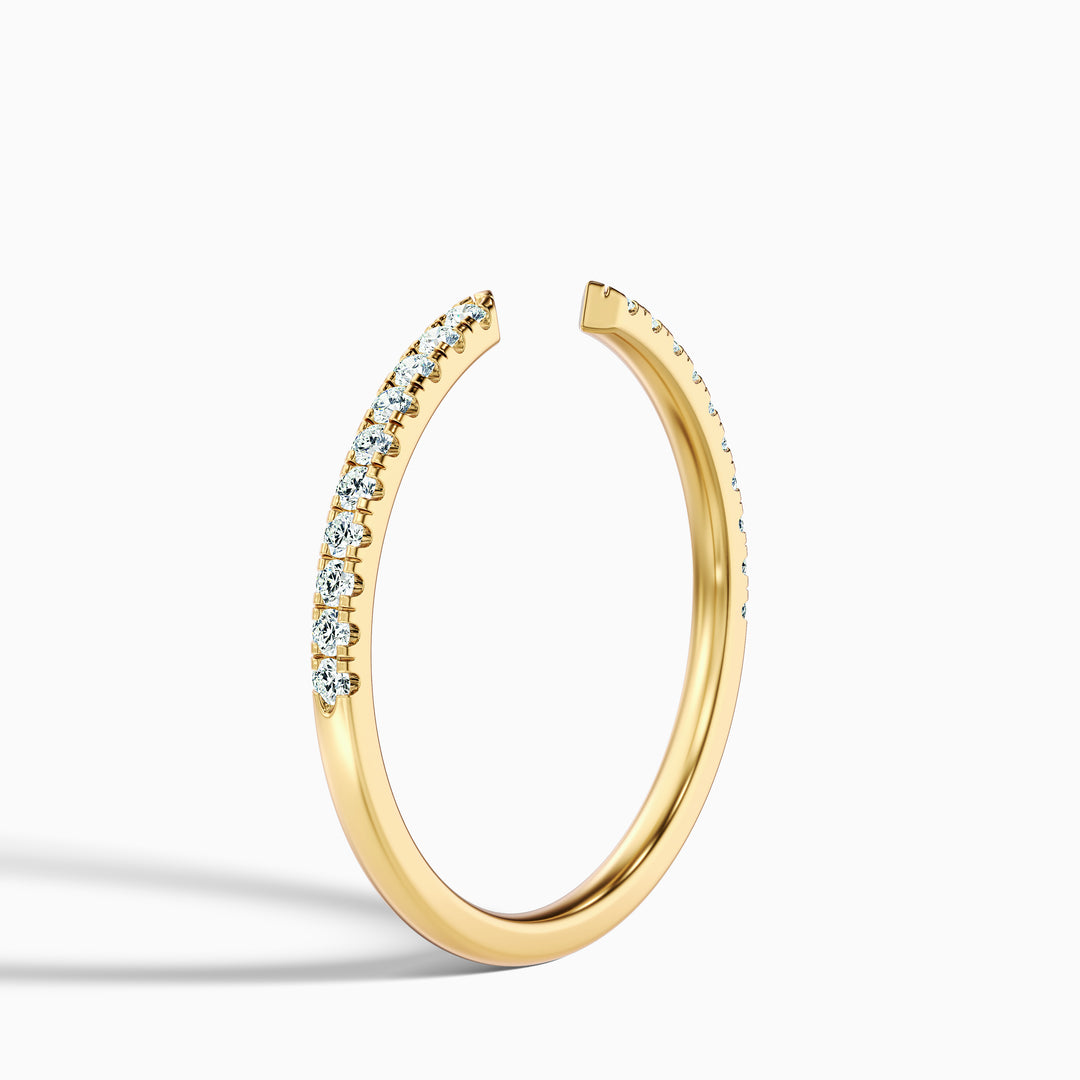 Selina Half Eternity Lab Grown Diamond Wedding Band