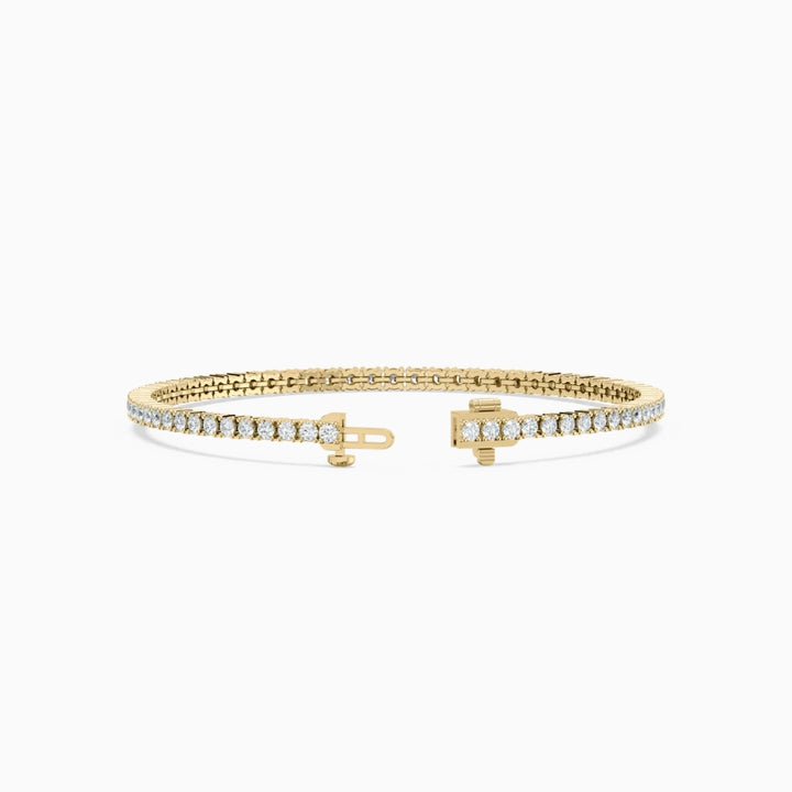 Haley Modern Round Cut Lab Diamond Tennis Bracelet