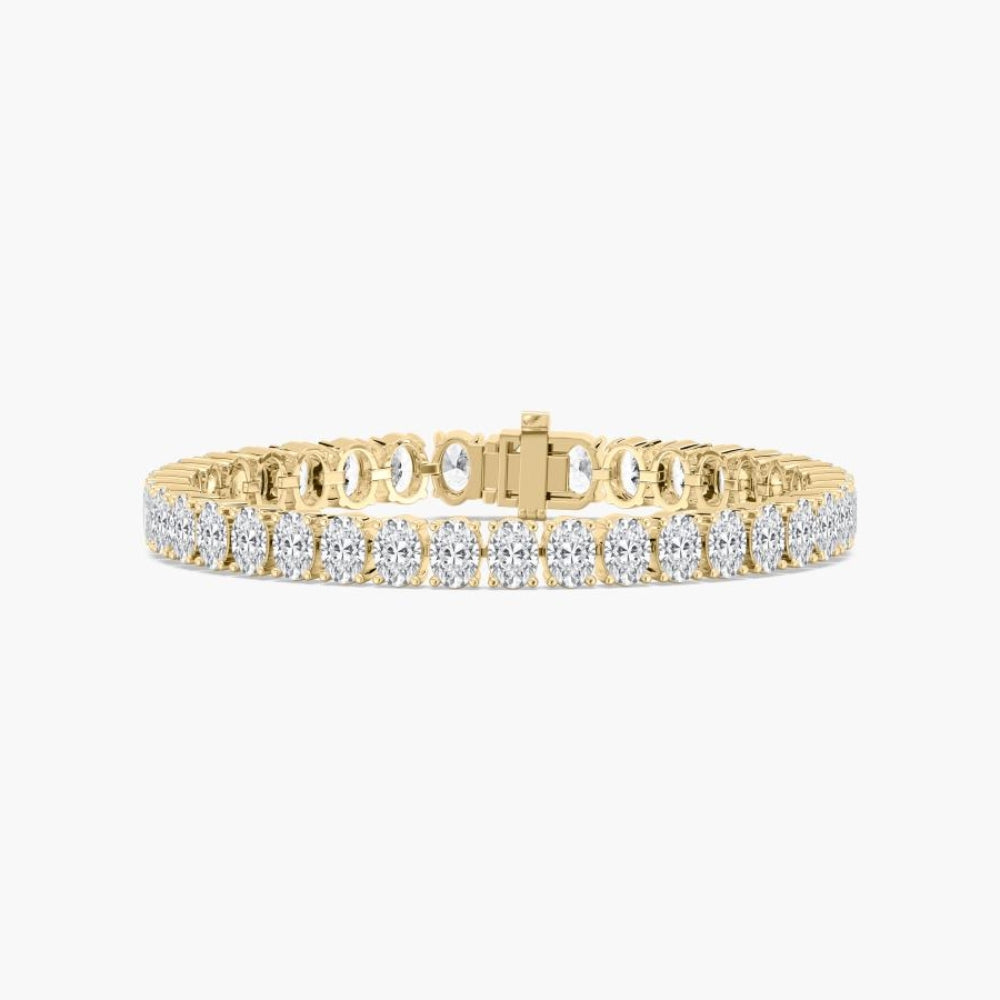 Sloane Oval Lab Grown Diamond Tennis Bracelet