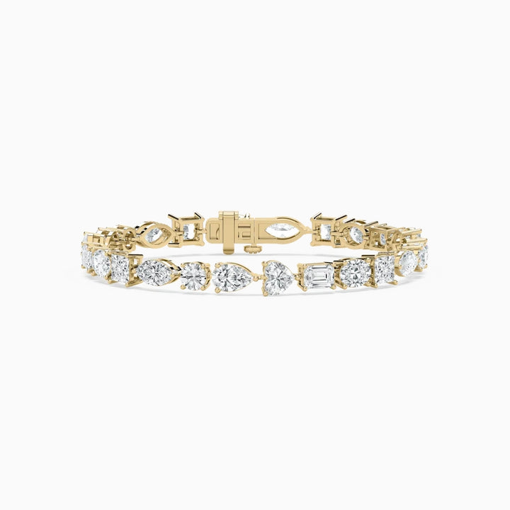 Becky Multi Shaped Lab Grown Diamond Tennis Bracelet