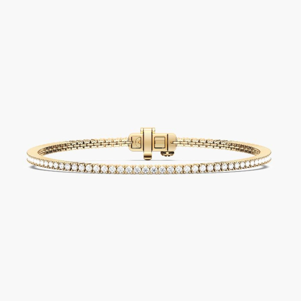 Laura Round Lab Grown Diamond Tennis Bracelet