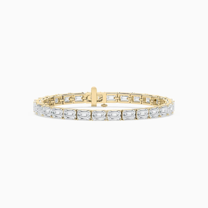 Tanya Emerald Cut Lab Grown Diamond Tennis Bracelet