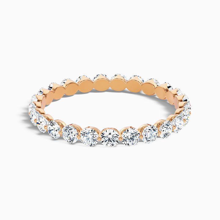 Vienna Round Cut Full Eternity Lab Grown Diamond Wedding Band