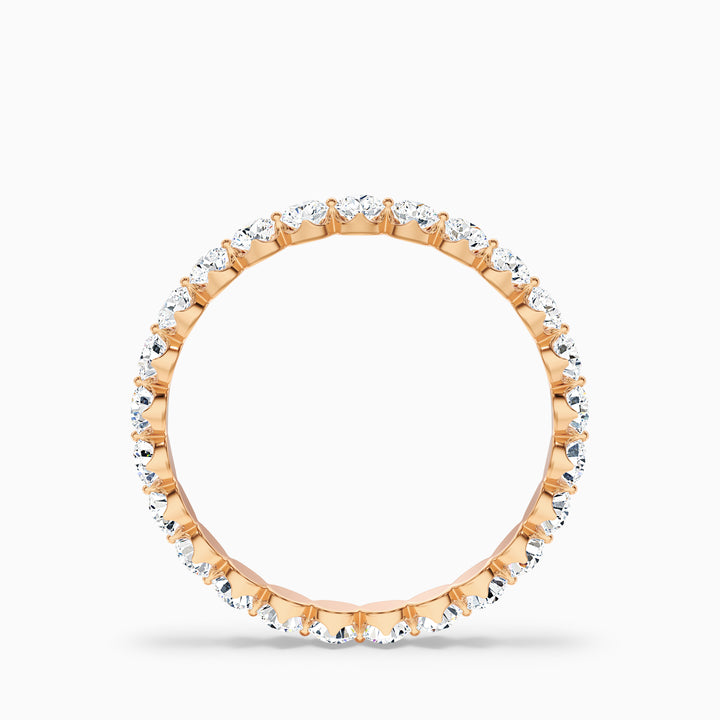 Vienna Round Cut Full Eternity Lab Grown Diamond Wedding Band