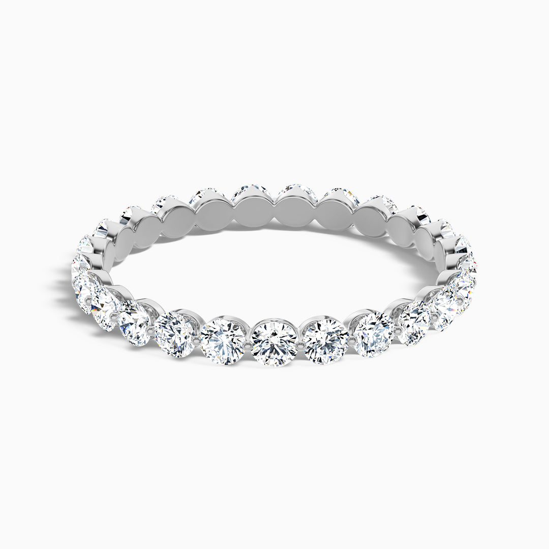 Vienna Round Cut Full Eternity Lab Grown Diamond Wedding Band