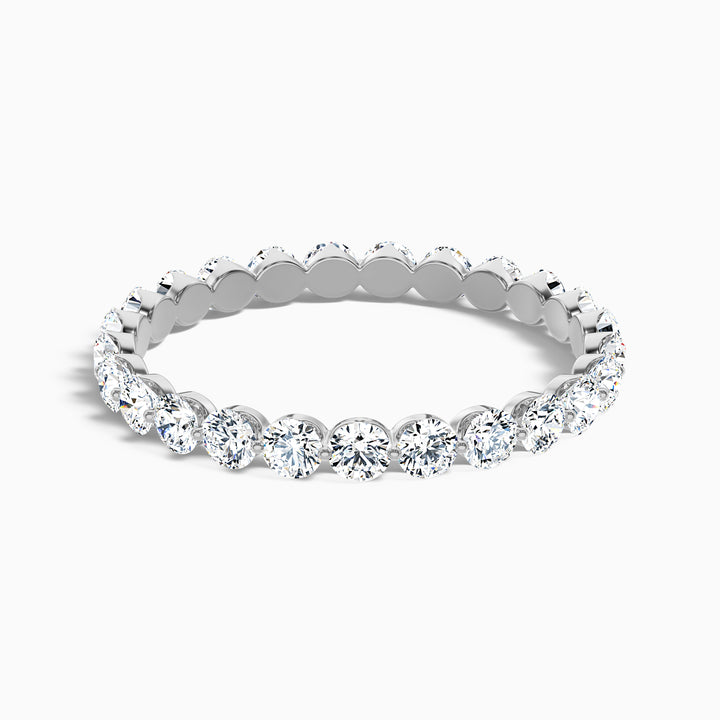 Vienna Round Cut Full Eternity Lab Grown Diamond Wedding Band