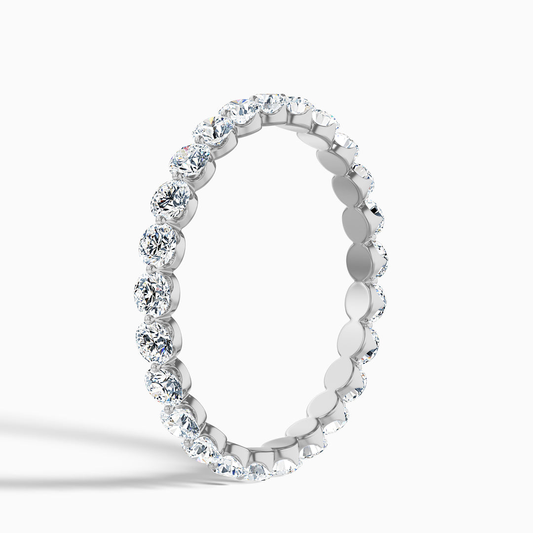 Vienna Round Cut Full Eternity Lab Grown Diamond Wedding Band
