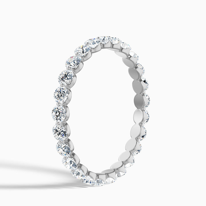 Vienna Round Cut Full Eternity Lab Grown Diamond Wedding Band
