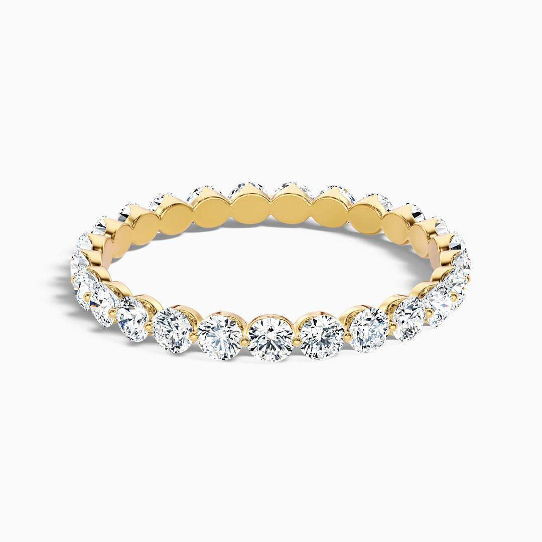 Vienna Round Cut Full Eternity Lab Grown Diamond Wedding Band
