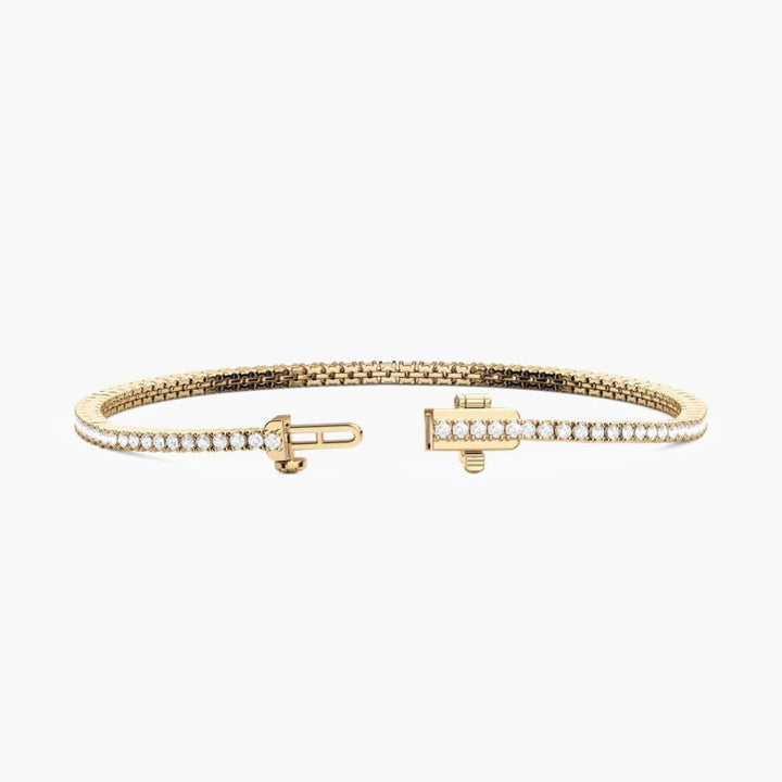 Laura Round Lab Grown Diamond Tennis Bracelet
