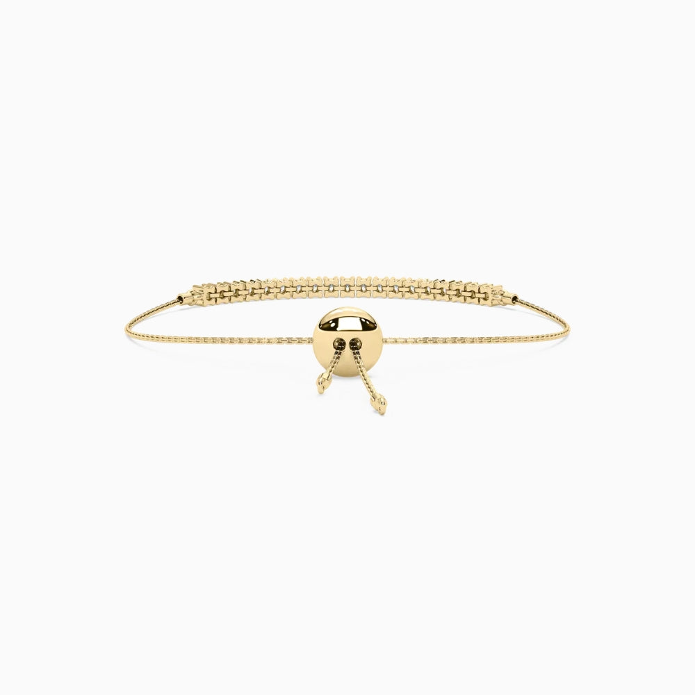 Kylie Round Cut Lab Grown Diamond Bolo Bracelet
