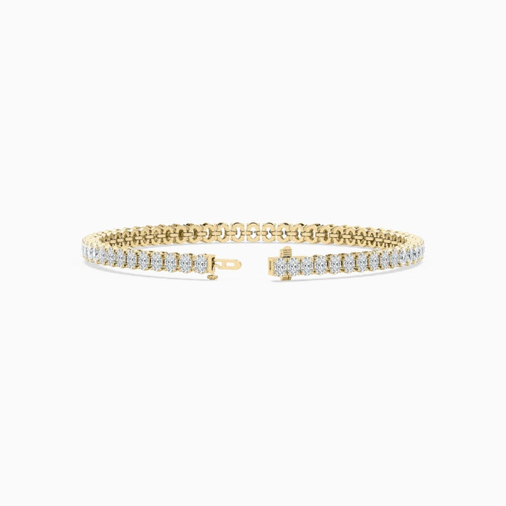 Carla Oval Cut Lab Grown Diamond Tennis Bracelet