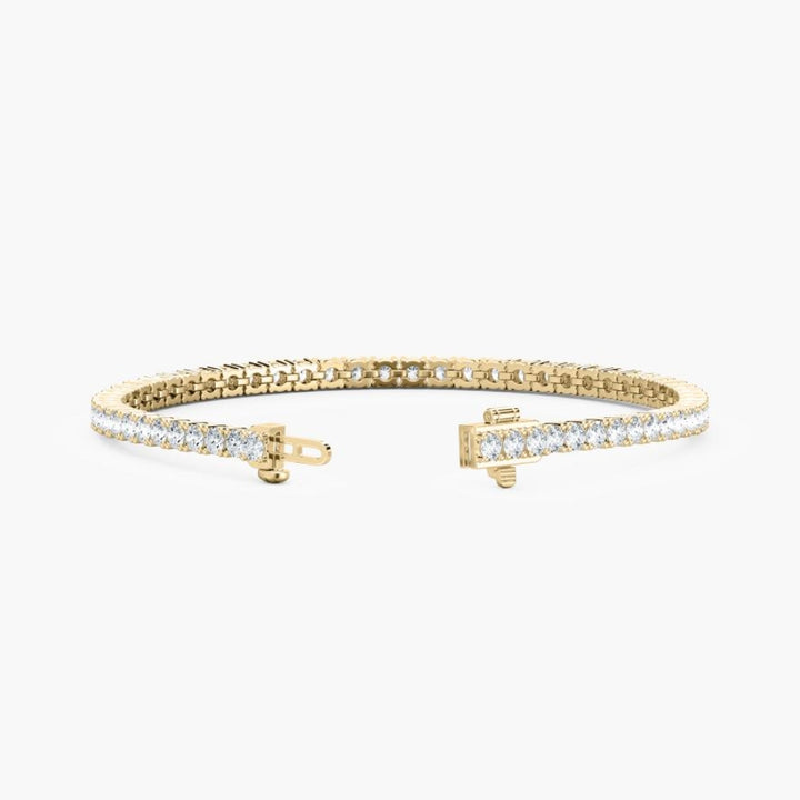 Quinn Round Cut Lab Grown Diamond Tennis Bracelet