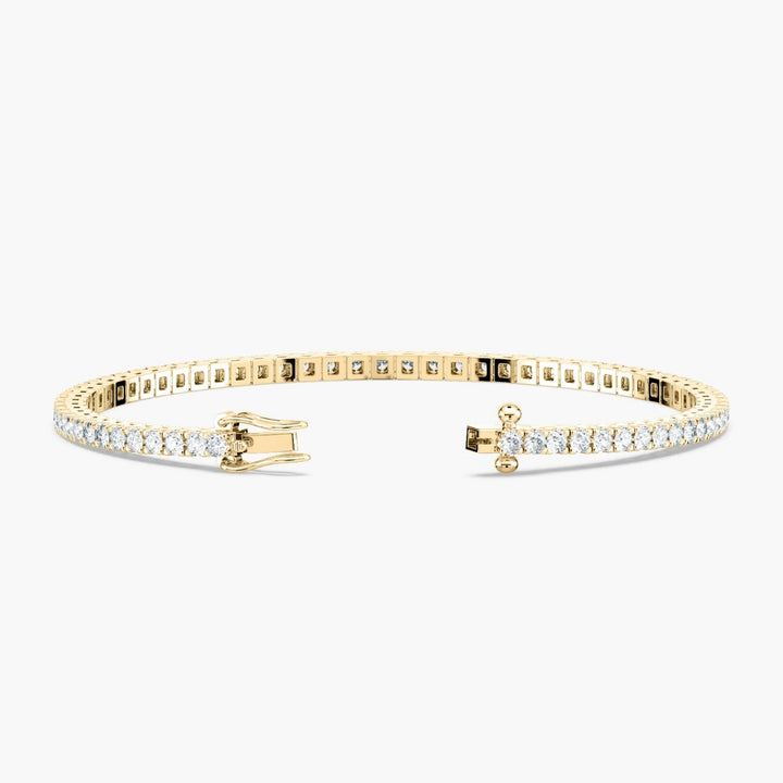 Riley Round Cut Lab Grown Diamond Tennis Bracelet