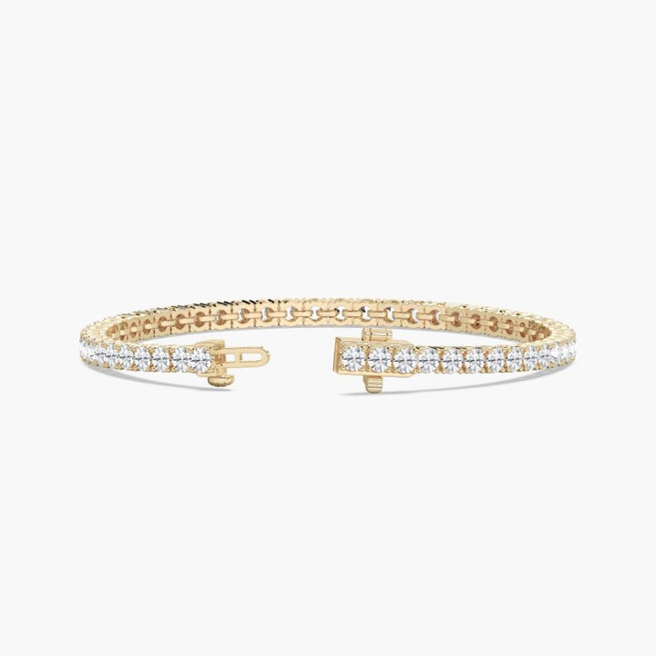 Reina Round Lab Grown Diamond Dazzling Tennis Bracelet