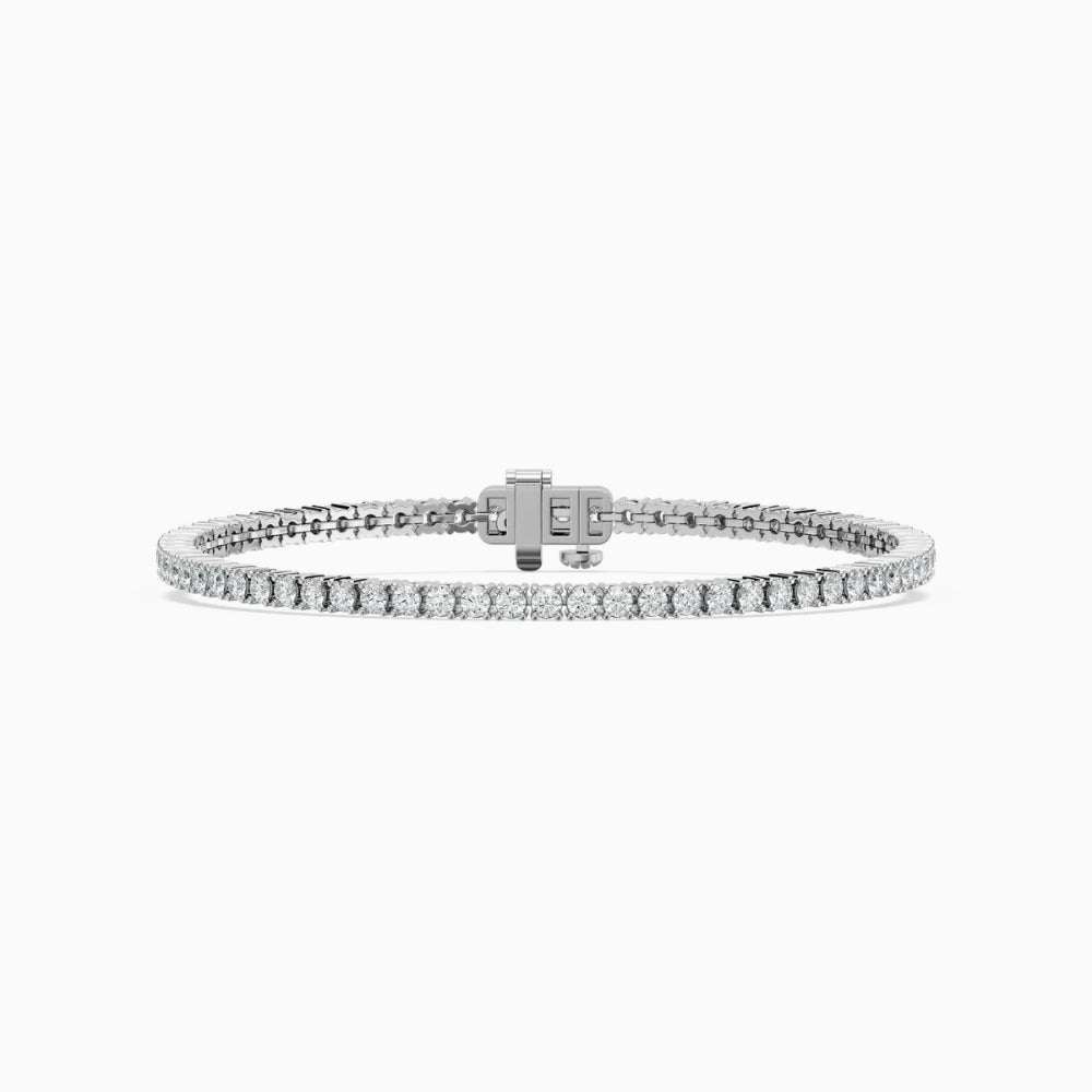 Haley Modern Round Cut Lab Diamond Tennis Bracelet