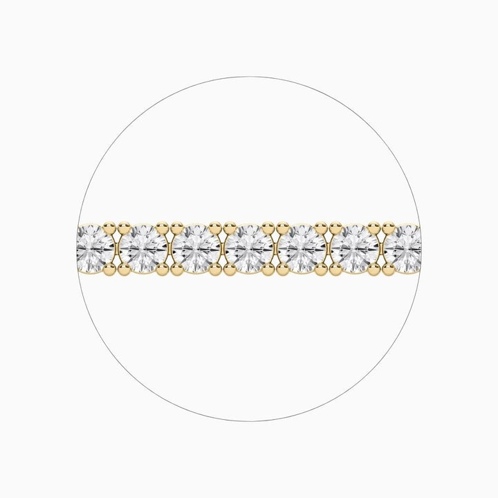 Haley Modern Round Cut Lab Diamond Tennis Bracelet