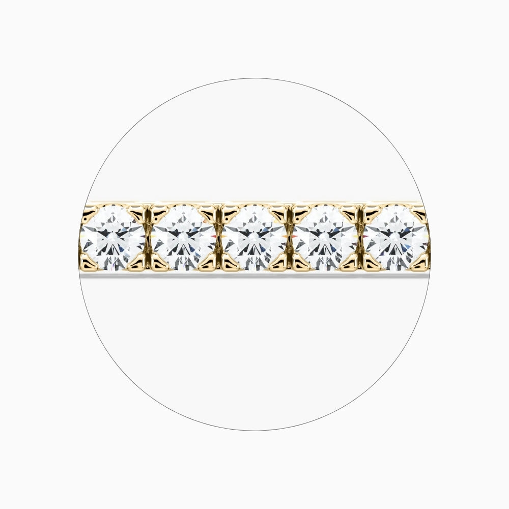 Cathy Round Lab Grown Diamond Classic Tennis Bracelet