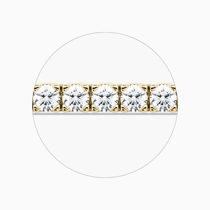 Cathy Round Lab Grown Diamond Classic Tennis Bracelet