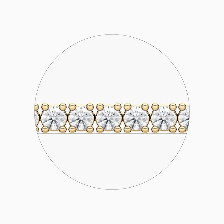 Laura Round Lab Grown Diamond Tennis Bracelet