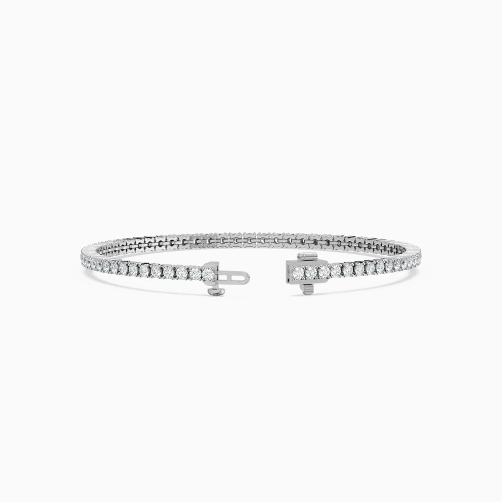 Haley Modern Round Cut Lab Diamond Tennis Bracelet