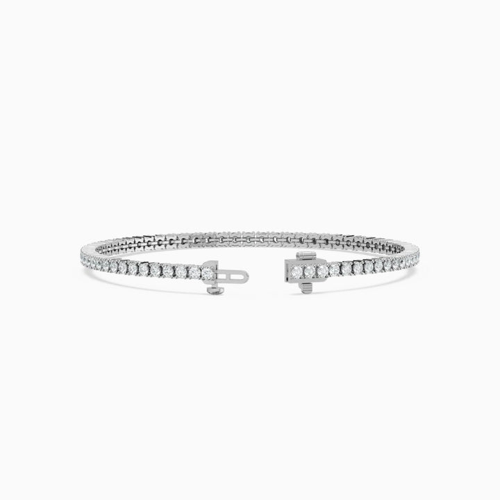 Haley Modern Round Cut Lab Diamond Tennis Bracelet