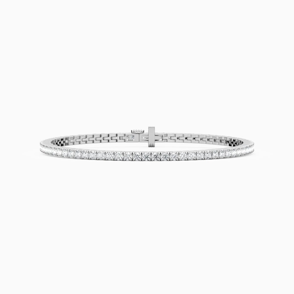 Callie Round Cut Lab Grown Diamond Tennis Bracelet