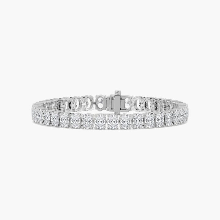 Sloane Oval Lab Grown Diamond Tennis Bracelet
