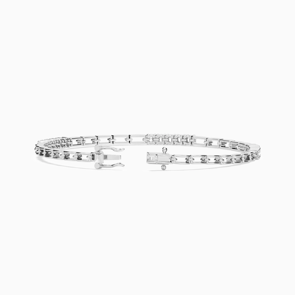 Hailey Round Cut Lab Grown Diamond Tennis Bracelet