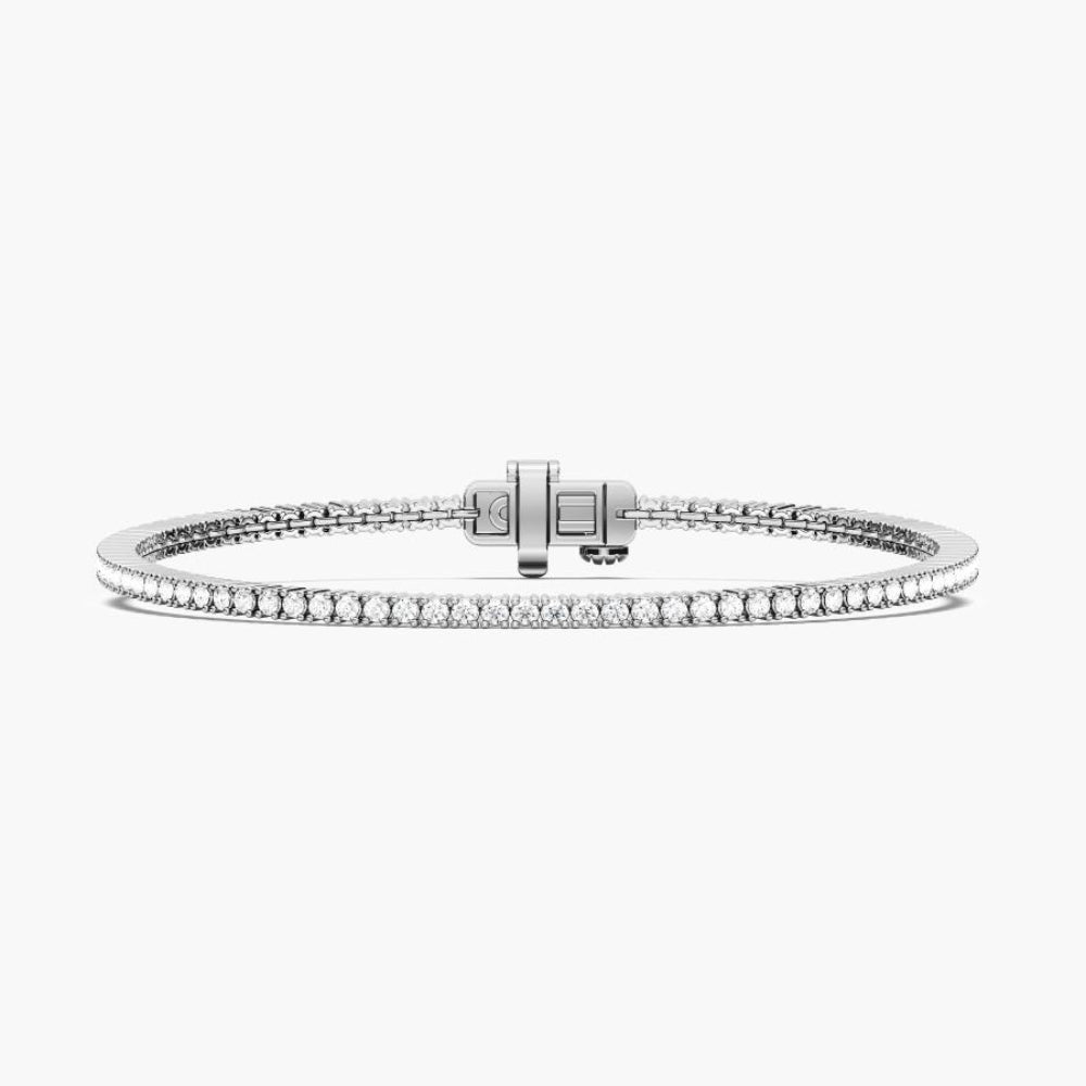 Laura Round Lab Grown Diamond Tennis Bracelet