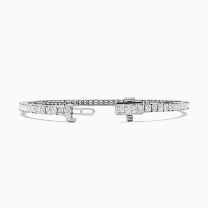 Breezy Princess Cut Lab Grown Diamond Tennis Bracelet