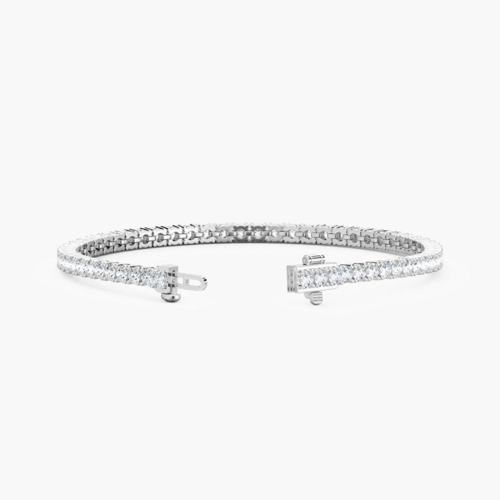 Quinn Round Cut Lab Grown Diamond Tennis Bracelet